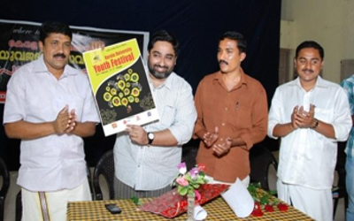 Musician M Jayachandran releases brochure of Youth Fest 2011